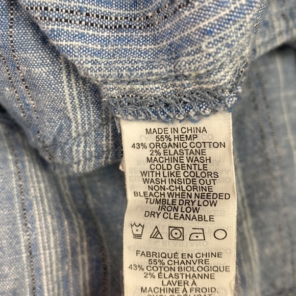 Prana Blue Striped Capris - Picture 8 of 12